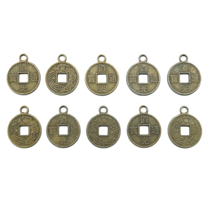 Dije de la suerte 15mm de pewter para collar pulsera y aretes