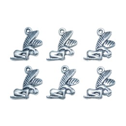 Hada 15x20mm de pewter para collar pulsera y aretes