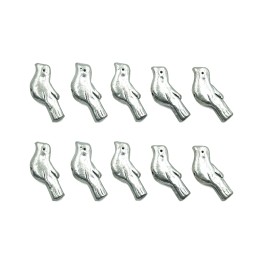 Paloma 16x4mm de pewter para collar pulsera y aretes