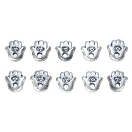 Mano con figura 11mm de pewter para collar pulsera y aretes