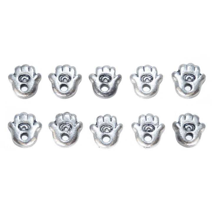 Mano con figura 11mm de pewter para collar pulsera y aretes