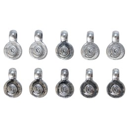 Redondo con argolla y figura 14x10mm de pewter para collar pulsera y aretes