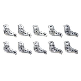 Paloma 18x9mm de pewter para collar pulsera y aretes