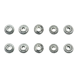 Rondel grabado 6mm de pewter para collar pulsera y aretes