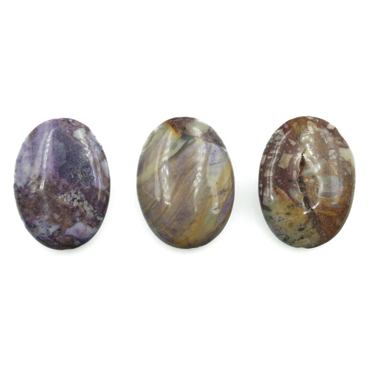 Piedra natural 15x20mm Oval Dark Amatista