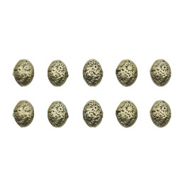 Oval grabado 9x7mm de pewter para collar pulsera y aretes