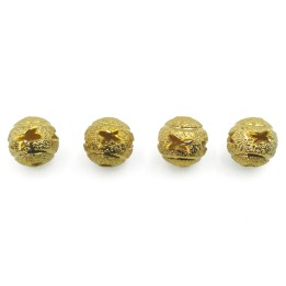 Bola perforada 8 mm de laton para collar y pulsera