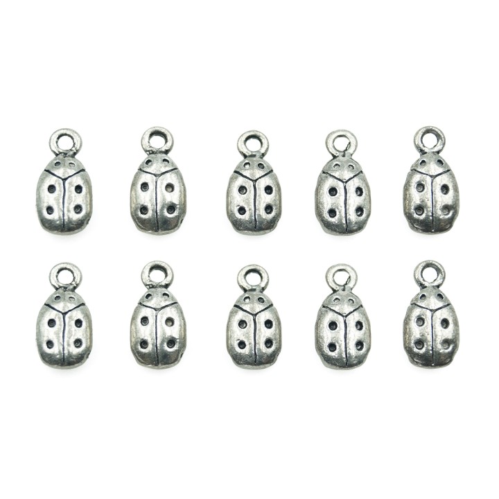 Catarina con argolla 13x7mm de pewter para collar pulsera y aretes