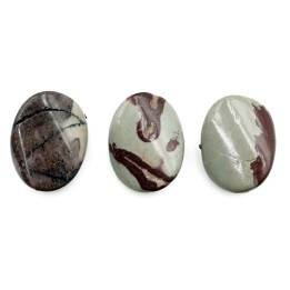 Piedra natural 15x20mm Oval River Stone
