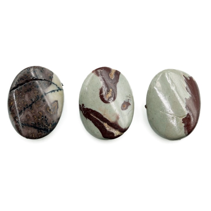 Piedra natural 15x20mm Oval River Stone