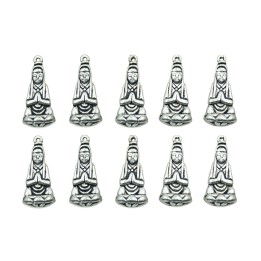Indio con argolla 24x11mm de pewter para collar pulsera y aretes