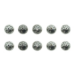 Rombo 9x9mm de plastico para collar pulsera y aretes