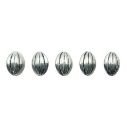 Oval abombada 13x14mm de plastico para collar pulsera y aretes