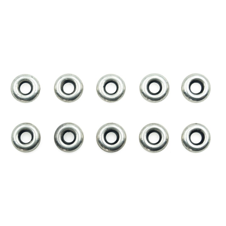 Argolla 9mm de plastico para collar pulsera y aretes
