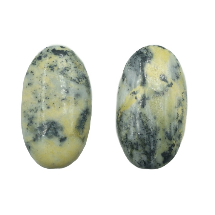 Piedra natural 35x20mm Oval Turqueza Amarilla