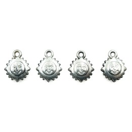 Sol con argolla 16x13x4mm de plastico para collar pulsera y aretes