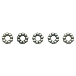 Argolla 12x4mm de plastico para collar pulsera y aretes