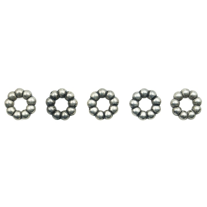 Argolla 12x4mm de plastico para collar pulsera y aretes