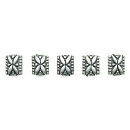 Rectangulo 13x10mm de plastico para collar pulsera y aretes