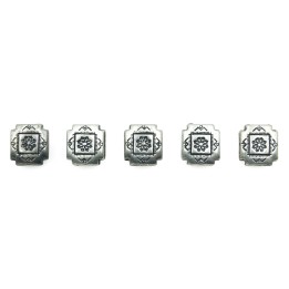 Cuadro plano 10x10mm de plastico para collar pulsera y aretes