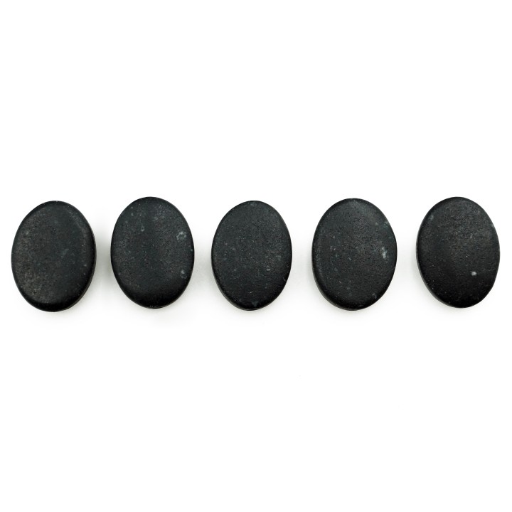 Piedra Natural 10x14mm Oval Black Stone