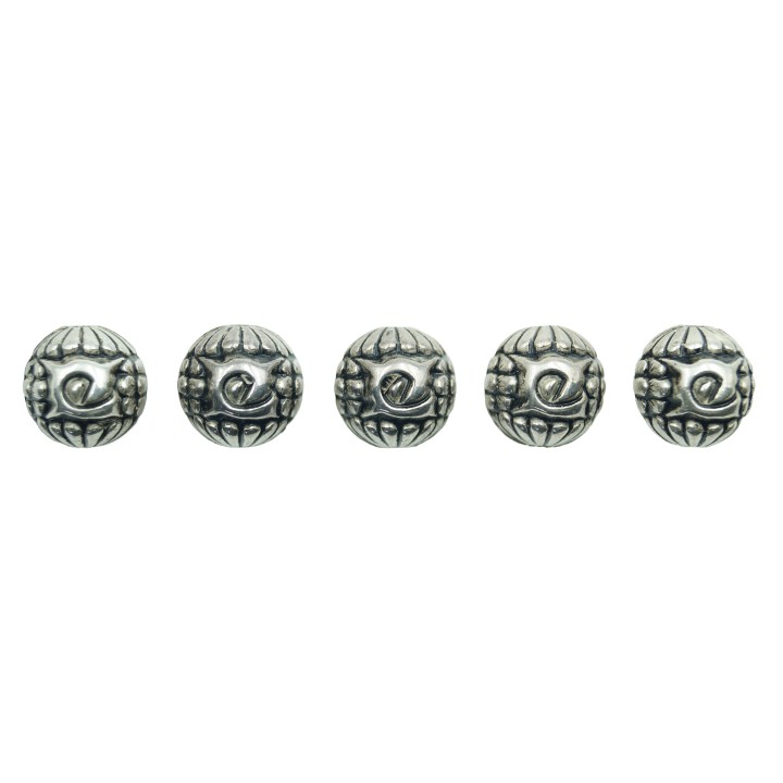 Bola 12mm de plastico para collar pulsera y aretes