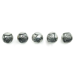 Flor 13mm de plastico para collar pulsera y aretes