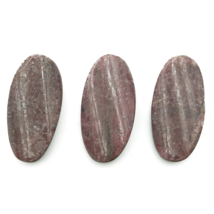 Piedra Natural 15x30mm Oval Rodonite
