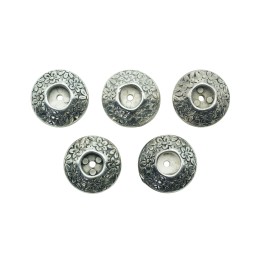 Rondel 15x8mm de plastico para collar pulsera y aretes