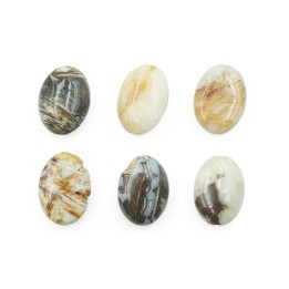 Piedra Natural 10x14mm Oval Brioche Agate