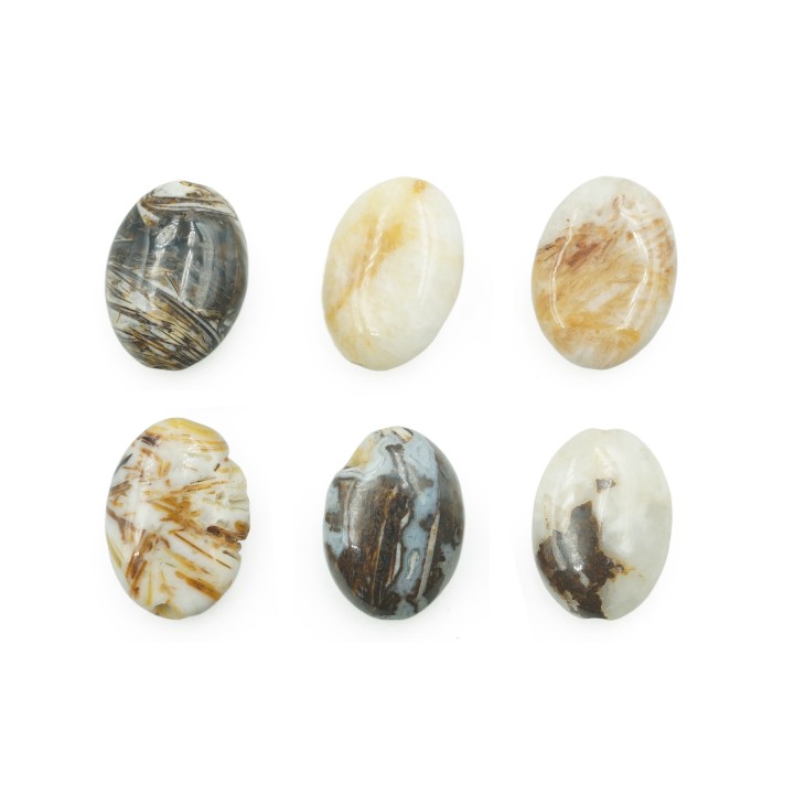 Piedra Natural 10x14mm Oval Brioche Agate