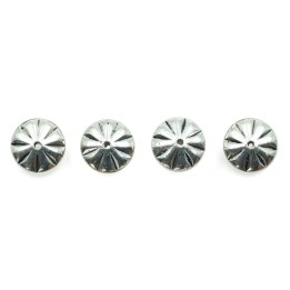 Redondo plano grabado 16x10mm de plastico para collar pulsera y aretes