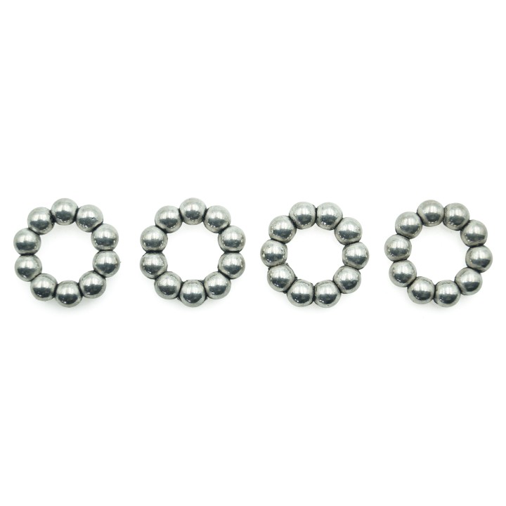 Argolla 16x5mm de plastico para collar pulsera y aretes