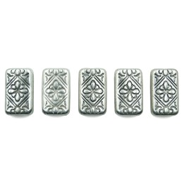 Rectangulo 22x14x6mm de plastico para collar pulsera y aretes