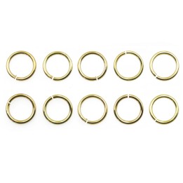 Argolla  8mm De Laton para Collar Y Pulsera Irp