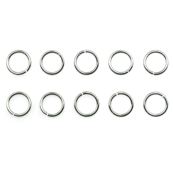 Argolla  8mm De Laton para Collar Y Pulsera Irp