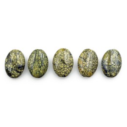 Piedra Natural 10x14mm Oval Piel De Serpiente