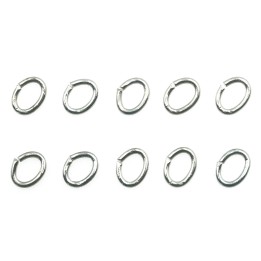 Argolla  4X3mm De Laton para Collar Y Pulsera Igp