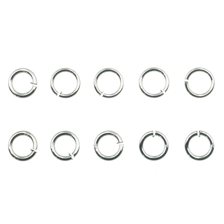 Argolla  4mm De Acero Inox para Collar Y Pulsera