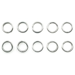 Argolla  6mm De Laton para Collar Y Pulsera Doble Igp
