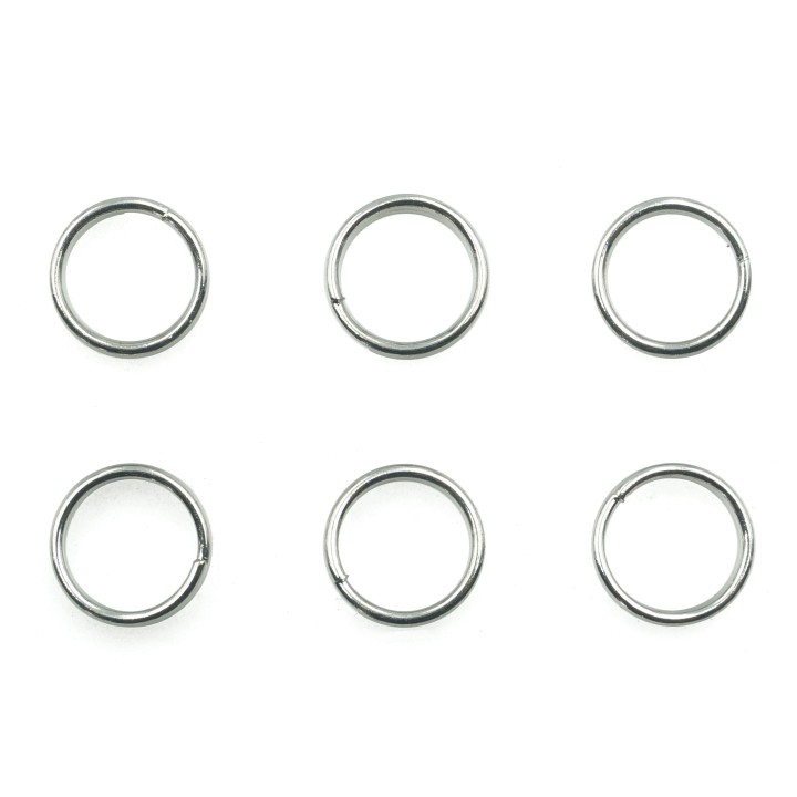 Argolla  7mm De Laton Doble para Collar Y Pulsera Irp