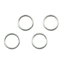 Argolla  8mm De Laton Doble para Collar Y Pulsera Irp