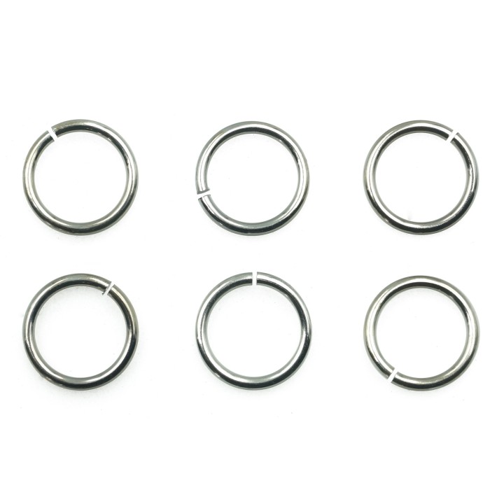 Argolla  9mm De Laton para Collar Y Pulsera Irp