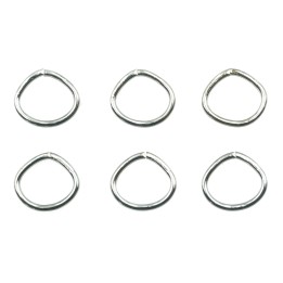Argolla  7mm De Laton para Collar Y Pulsera Irp