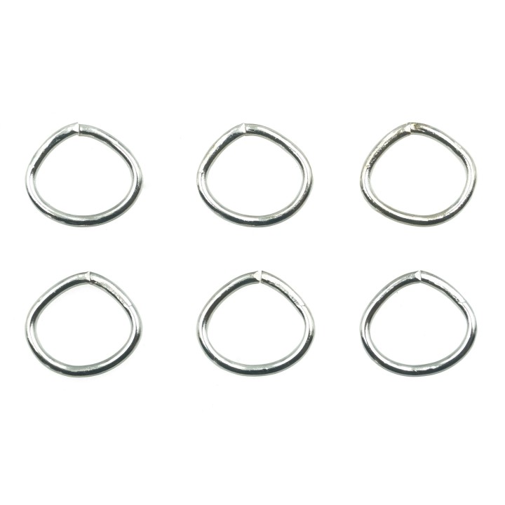 Argolla  7mm De Laton para Collar Y Pulsera Irp