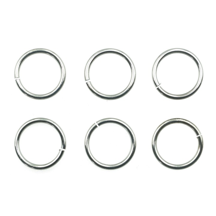 Argolla  9mm De Laton para Collar Y Pulsera Irp