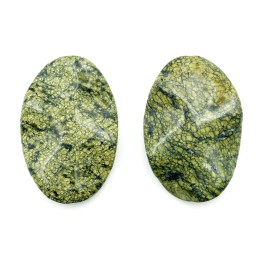 Piedra Natural 20x30mm Oval Piel de Serpiente