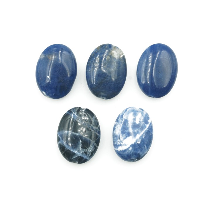 Piedra Natural 12x16mm Oval Sodalite