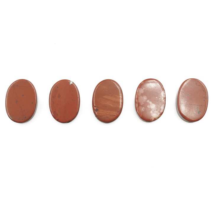 Piedra Natural 14x10mm Oval Red Jasper