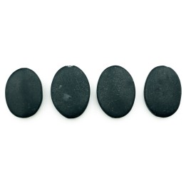 Piedra Natural 13x18mm Oval Black Stone